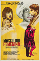 MASCULINO FEMENINO FILM Rmxh-POSTER/REPRODUCTION d1 AFFICHE VINTAGE
