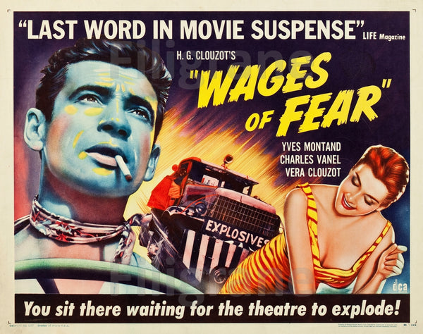 WAGES of FEAR FILM Rxoo-POSTER/REPRODUCTION d1 AFFICHE VINTAGE
