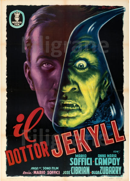 DOTTOR JEKYLL FILM Rgqx-POSTER/REPRODUCTION d1 AFFICHE VINTAGE