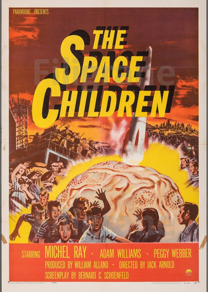 THE SPACE CHILDREN FILM Rket-POSTER/REPRODUCTION d1 AFFICHE VINTAGE