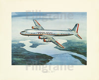 AVION DOUGLAS DC-7 Rzqn-POSTER/REPRODUCTION d1 AFFICHE VINTAGE