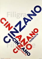 PUB CINZANO ApéRITIF Riyo-POSTER/REPRODUCTION d1 AFFICHE VINTAGE