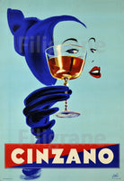 PUB CINZANO ApéRITIF Rqwf-POSTER/REPRODUCTION d1 AFFICHE VINTAGE