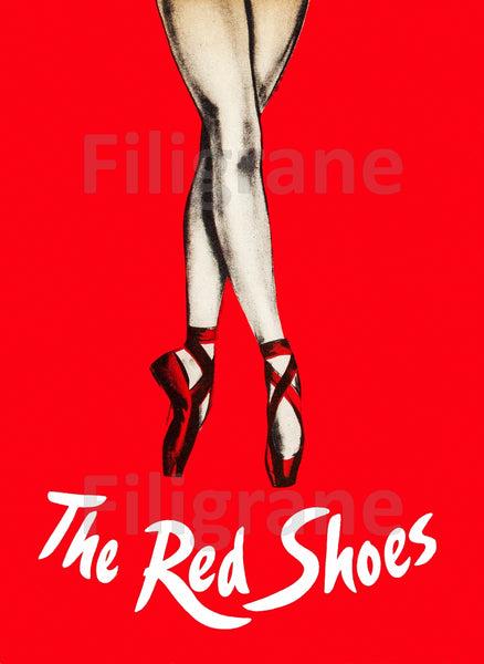 THE RED SHOES FILM Roer-POSTER/REPRODUCTION d1 AFFICHE VINTAGE
