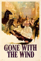 GONE WITH the WIND FILM Rnpk-POSTER/REPRODUCTION d1 AFFICHE VINTAGE
