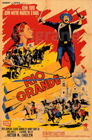 RIO GRANDE FILM Rwwh-POSTER/REPRODUCTION d1 AFFICHE VINTAGE