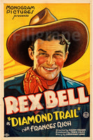 DIAMOND TRAIL FILM Raul-POSTER/REPRODUCTION d1 AFFICHE VINTAGE