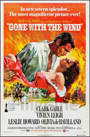 GONE WHITH the WIND FILM Riaf-POSTER/REPRODUCTION d1 AFFICHE VINTAGE