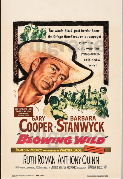 BLOWING WILD FILM Rwmr-POSTER/REPRODUCTION d1 AFFICHE VINTAGE