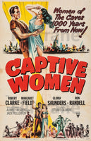 CAPTIVE WOMEN FILM Rtyh-POSTER/REPRODUCTION d1 AFFICHE VINTAGE