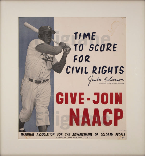 SPORT BASE BALL CIVIL RIGHTS Rtuw-POSTER/REPRODUCTION d1 AFFICHE VINTAGE