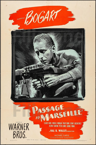 PASSAGE to MARSEILLE FILM Rzre POSTER/REPRODUCTION  d1 AFFICHE VINTAGE