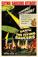 EARTH vs FLYING SAUCERS FILM Riwo POSTER/REPRODUCTION  d1 AFFICHE VINTAGE