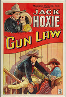 GUN LAW Jack HOXY FILM Rblt POSTER/REPRODUCTION  d1 AFFICHE VINTAGE