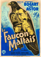 Le FAUCON MALTAIS  FILM Rnzt POSTER/REPRODUCTION  d1 AFFICHE VINTAGE
