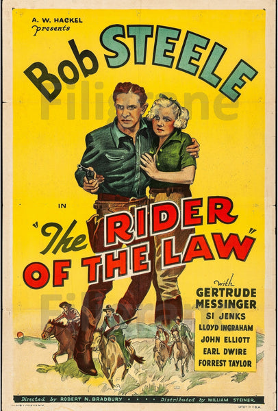 RIDER of the LAW  FILM Razy POSTER/REPRODUCTION  d1 AFFICHE VINTAGE