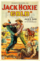 GOLD  Jack HOXIE FILM Razz POSTER/REPRODUCTION  d1 AFFICHE VINTAGE
