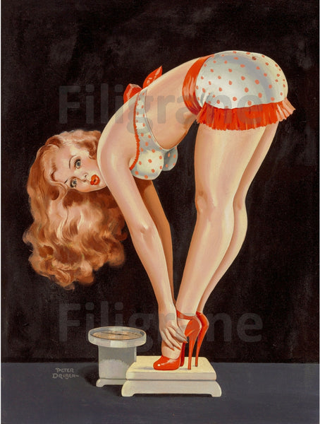 PIN UP Rnqj-POSTER/REPRODUCTION d1 AFFICHE VINTAGE