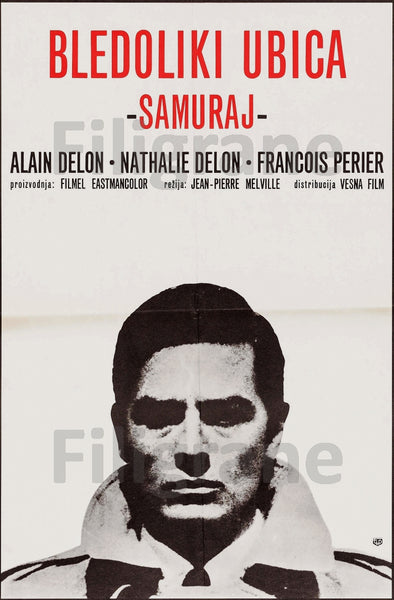 FILM Le SAMOURAï DELON Rvyk-POSTER/REPRODUCTION d1 AFFICHE VINTAGE