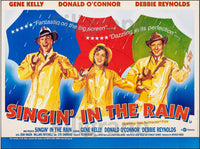 CINéMA CHANTONS sous la PLUIE Rjbc-POSTER/REPRODUCTION d1 AFFICHE VINTAGE