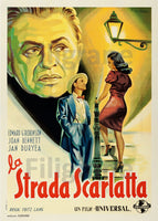 FILM La STRADA SCARLATA Rbeu-POSTER/REPRODUCTION d1 AFFICHE VINTAGE