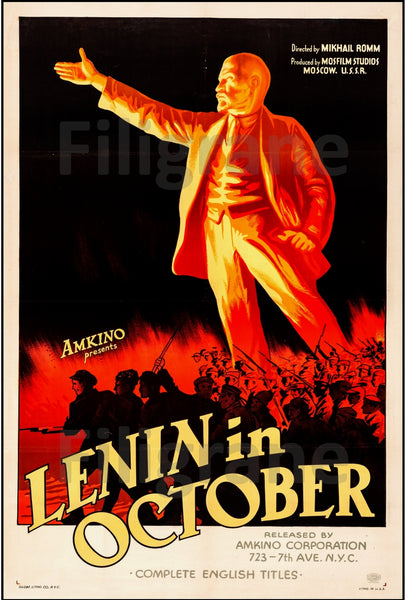 FILM LENIN/LéLINE OCTOBER Rorx-POSTER/REPRODUCTION d1 AFFICHE VINTAGE