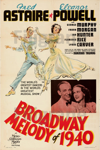 CINéMA BROADWAY MELODY of 1940 Rtdi-POSTER/REPRODUCTION d1 AFFICHE VINTAGE