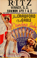 DANCING LADY FILM Rcmg-POSTER/REPRODUCTION d1 AFFICHE VINTAGE
