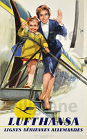 AVIATION LUFTHANSA Rpcp-POSTER/REPRODUCTION d1 AFFICHE VINTAGE