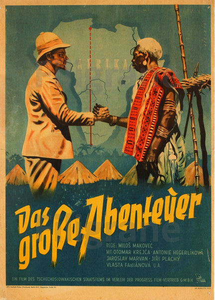 FILM DAS GROBE ABENTEUER Rhjv-POSTER/REPRODUCTION d1 AFFICHE VINTAGE
