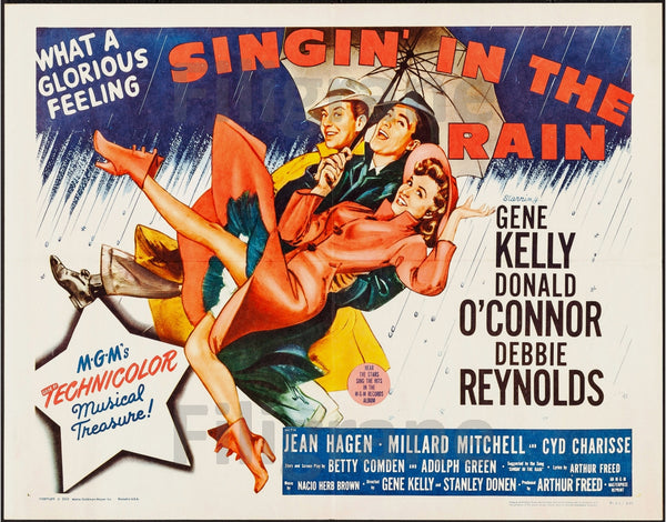 FILM SINGIN IN the RAIN Rduz-POSTER/REPRODUCTION d1 AFFICHE VINTAGE