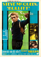 FILM BULLITT Rllo-POSTER/REPRODUCTION d1 AFFICHE VINTAGE