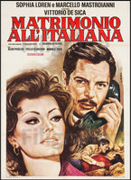 FILM MATRIMONIO ALL ITALIANA Ruja-REPRODUCTION d1 AFFICHE VINTAGE