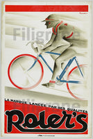 CYCLES ROLER'S Rddg-POSTER/REPRODUCTION  d1 AFFICHE VINTAGE