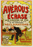 AvéROUS LITIGE Rurj-POSTER/REPRODUCTION  d1 AFFICHE VINTAGE