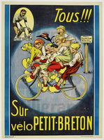 PETIT BRETON VéLO/CYCLES Rlao-POSTER/REPRODUCTION  d1 AFFICHE VINTAGE