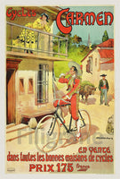 CARMEN VéLO/CYCLES Rapr-POSTER/REPRODUCTION  d1 AFFICHE VINTAGE