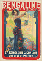 PUB PEINTURE BENGALINE Rrcu-POSTER/REPRODUCTION d1 AFFICHE VINTAGE