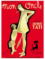 FILM MON ONCLE TATI Rlqd-POSTER/REPRODUCTION d1 AFFICHE VINTAGE