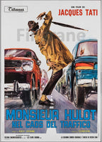 FILM MR HULOT NEL CAOS del TRAFFICO Rj-REPRODUCTION d1 AFFICHE VINTAGE