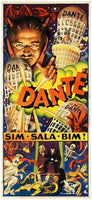 SPECTACLE MAGIE DANTE SIM SALA BIM POSTER/REPRODUCTION d1 AFFICHE VINTAGE